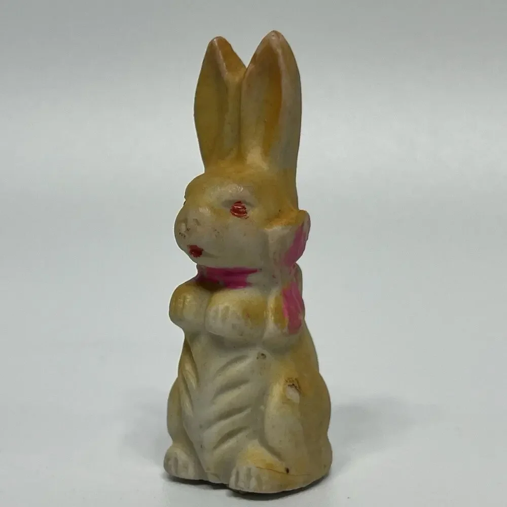 Vintage Bisque Porcelain Bunny Rabbit Figurine 3.5
